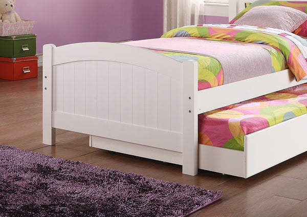 English Elm Twin Twin Bed With Trundle Dark Cherry Finish Youth Storage Drawers Modern Headboard Design Durable Pine Veneer White 7 L x 11 W x 82 H HS00F9218-ID-AHD-BED