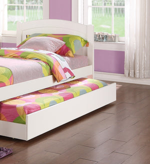 English Elm Twin Twin Bed With Trundle Dark Cherry Finish Youth Storage Drawers Modern Headboard Design Durable Pine Veneer White 7 L x 11 W x 82 H HS00F9218-ID-AHD-BED