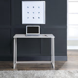 OSP Home Furnishings Contempo Toolless Folding Desk Ozark Ash