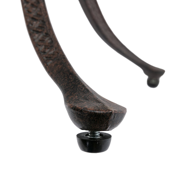 English Elm Aluminium Bronze Cast Table – Sleek Lightweight Aluminium Design, Durable Outdoor Indoor Accent 20" x 20" W640P145840