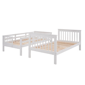 English Elm Stairway Twin Over Bunk Bed with Stair Storage for Kids Bedroom Espresso LT000309AAK-1