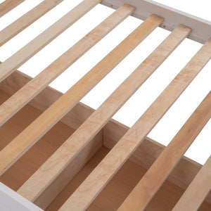 English Elm Stairway Twin Over Bunk Bed with Stair Storage for Kids Bedroom Espresso LT000309AAK-1
