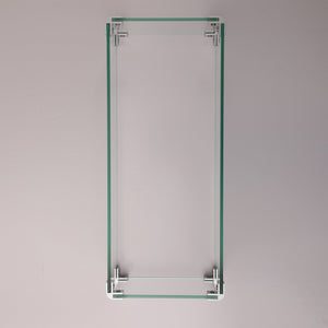 English Elm Rectangular Glass Wind Guard for Fire Pit W85335465 Clear Tempered 23.6x7.5x2.8 Protective Breeze Shield W85337129