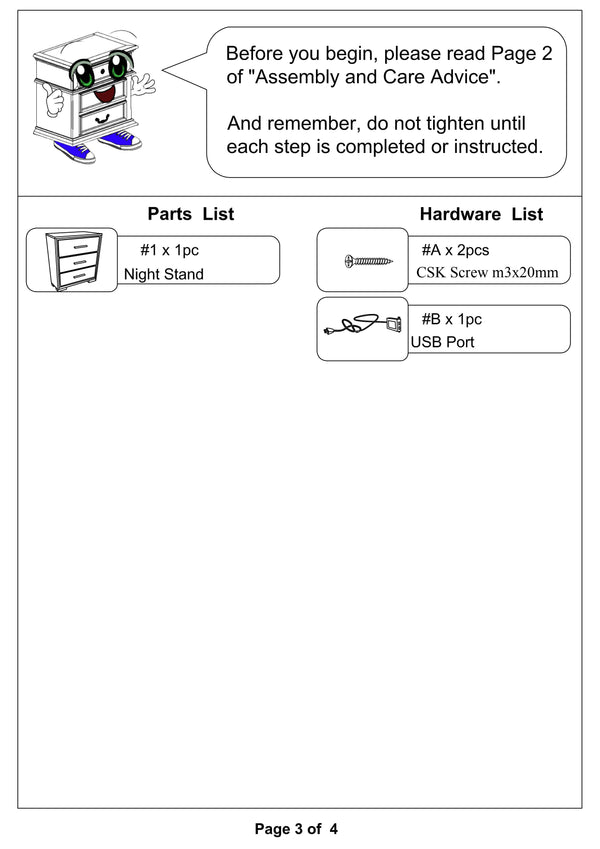 English Elm 1x Nightstand Warm Gray Solid Wood Contemporary Nightstand with Chrome Trim USB Charger, Sleek Lines HS11CM7589N-ID-AHD