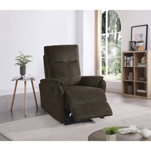 English Elm Hot Power Recliner Chair Plush Upholstered Usb Port Lumbar Support Living Room Seat W82040199