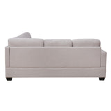 English Elm Ustyle Modern Large Upholstered U-Shape Sectional Sofa, Extra Wide Chaise Lounge Couch, Beige