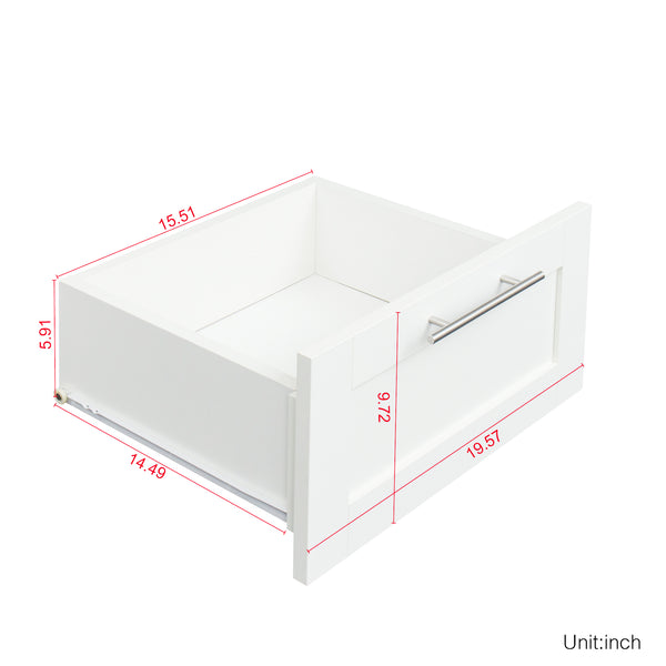 English Elm High Versatile Storage Cabinet With 2 Doors, 2 Drawers & 5 Compartments For Modern Spaces W331S00071