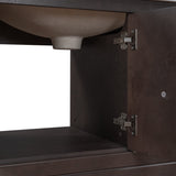 English Elm [Video] 30" Bathroom Vanity With Sink, Bathroom Storage Cabinet With Doors and Drawers, Solid Wood Frame, Ceramic Sink, Brown (Old Sku: Jl000002Aad)