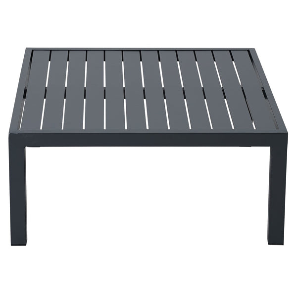 English Elm Topmax Outdoor Aluminum Patio Sectional Set with Integrated End Tables and Coffee Table WF285249AAE