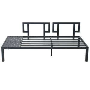 English Elm Topmax Outdoor Aluminum Patio Sectional Set with Integrated End Tables and Coffee Table WF285249AAE