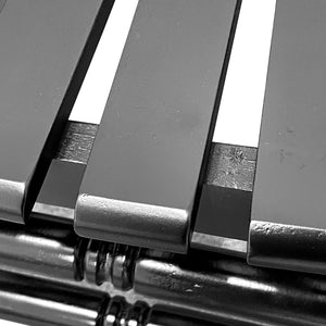 English Elm Balcony Classic Black Wooden Rocking Chair For Porch Relaxation - Sturdy, Comfortable Design W49540382