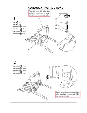 English Elm Antique Criss-Cross Back Solid Wood Side Chairs Set of 2 — Antique White Frame, Gray Cushioned Seats, Transitional Design HS11CM3491SC-ID-AHD