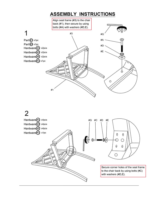 English Elm Antique Criss-Cross Back Solid Wood Side Chairs Set of 2 — Antique White Frame, Gray Cushioned Seats, Transitional Design HS11CM3491SC-ID-AHD