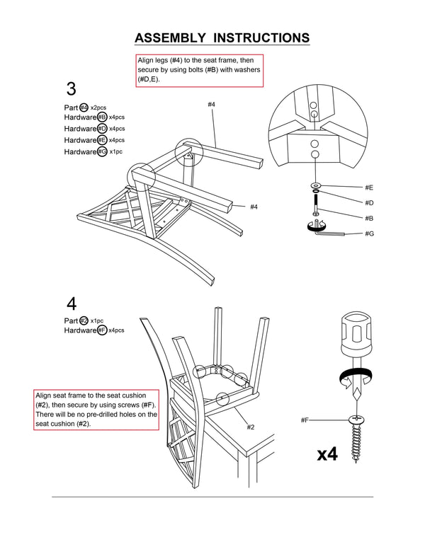 English Elm Antique Criss-Cross Back Solid Wood Side Chairs Set of 2 — Antique White Frame, Gray Cushioned Seats, Transitional Design HS11CM3491SC-ID-AHD