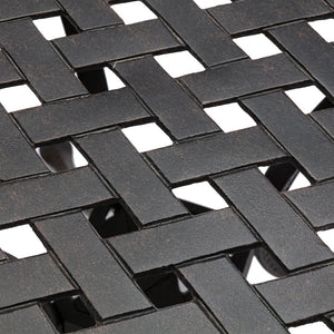 English Elm Aluminium Bronze Cast Table – Sleek Lightweight Aluminium Design, Durable Outdoor Indoor Accent 20" x 20" W640P145840