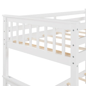 English Elm Twin-over-twin Bunk Bed Walnut Finish with Storage Drawers and Convertible Frame LT000265AAK-1