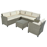 5 Piece Outdoor Sofa Set with Coffee Table