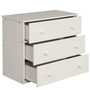 English Elm Low Twin Loft Bed with Rolling Desk Underbed Storage Cabinet Kids Study Space LT000113AAK