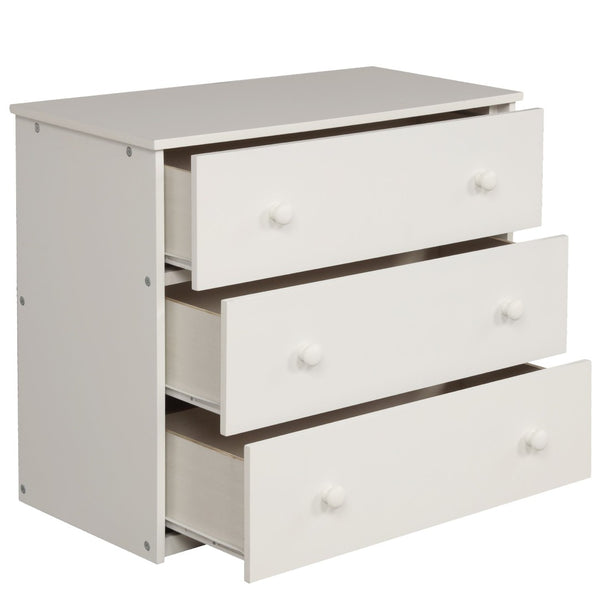 English Elm Low Twin Loft Bed with Rolling Desk Underbed Storage Cabinet Kids Study Space LT000113AAK