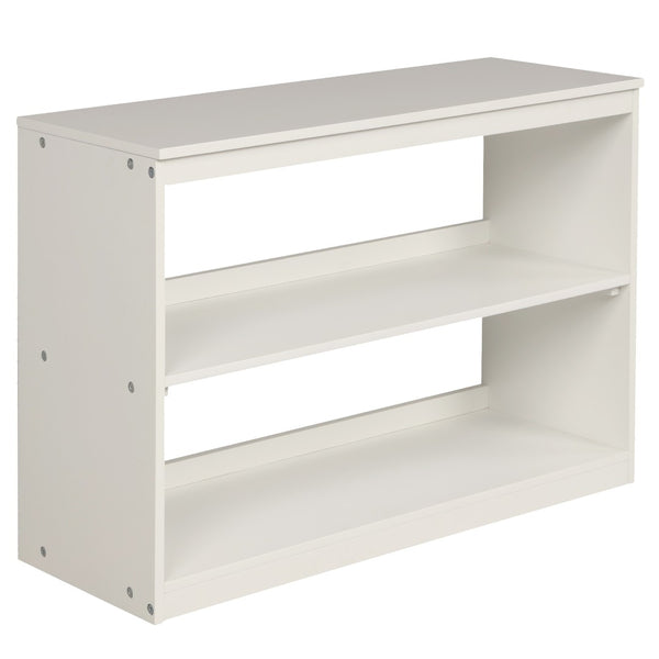 English Elm Low Twin Loft Bed with Rolling Desk Underbed Storage Cabinet Kids Study Space LT000113AAK