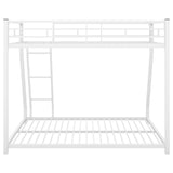 Hearth and Haven Twin over Full Metal Bunk Bed, White MF286653AAK