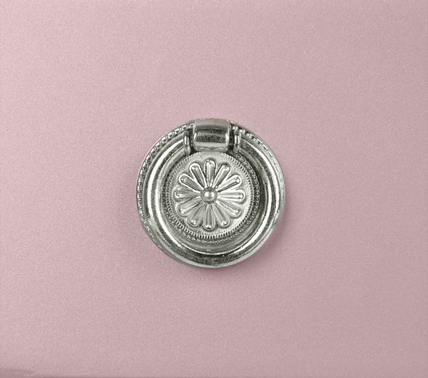 English Elm Bedroom Rose Gold Vanity Set with Foldable Triple Mirror, Plush Stool & 5 Drawers for Luxury Storage HS00F4060-ID-AHD