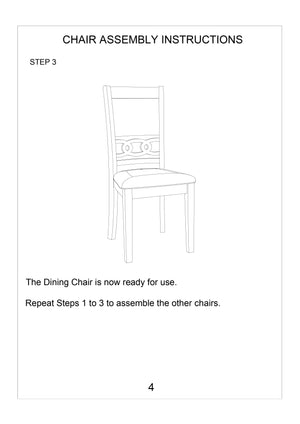 English Elm Dining Side Chair Set of 2 with Padded Cushions and Sculpted Knot Wood Back for Comfortable Seating Walnut 21 L x 41 W x 13 H HS00F1813-ID-AHD