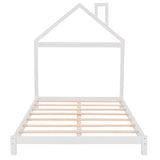 Hearth and Haven Full House Bed, White