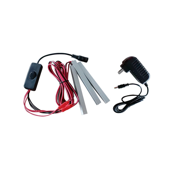 English Elm Side white cabinet with aluminum LED strip lamps, 40x29x170cm tall storage, melamine finish, modern design W33140089