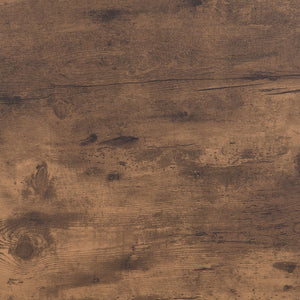 English Elm TOPMAX Counter Height Drop Leaf Dining Set for 4 — Rustic Brown MDF Top with White Iron Frame, Space-Saving Comfort WF290233AAK