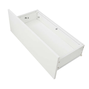 English Elm Entertainment Tv Stand with Led Ambient Lighting White Cabinet for Living Room W33115869