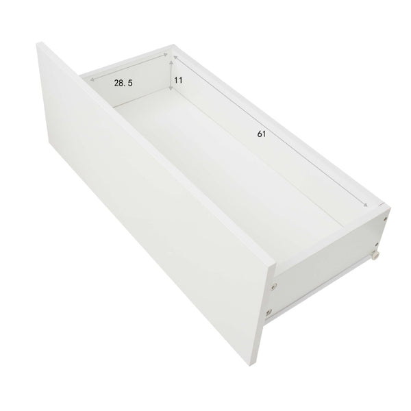 English Elm Entertainment Tv Stand with Led Ambient Lighting White Cabinet for Living Room W33115869