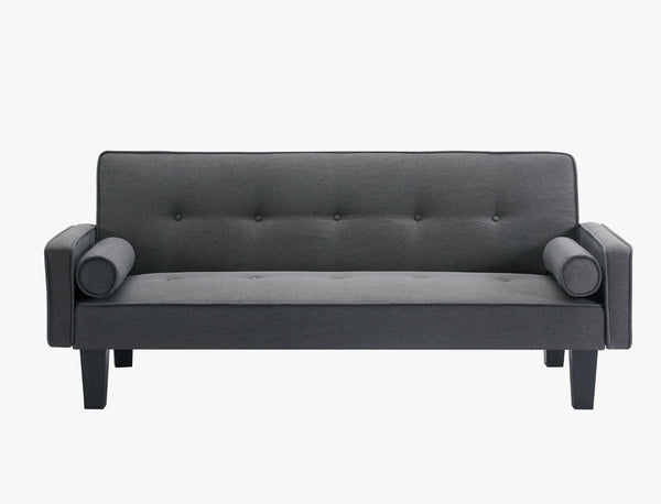 English Elm Mega Velvet Convertible Loveseat Button Tufted Sleeper Sofa for Living Room W97543711