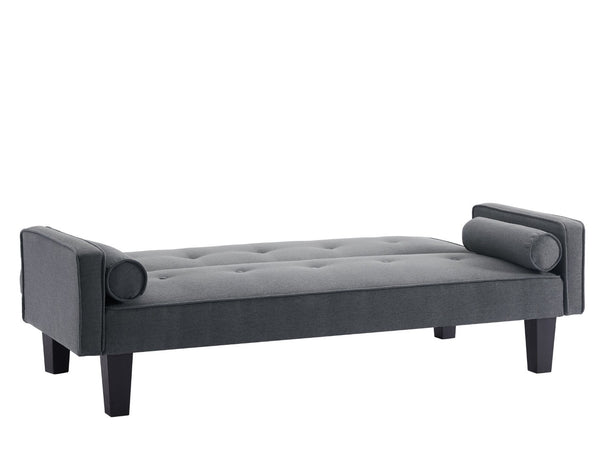 English Elm Mega Velvet Convertible Loveseat Button Tufted Sleeper Sofa for Living Room W97543711