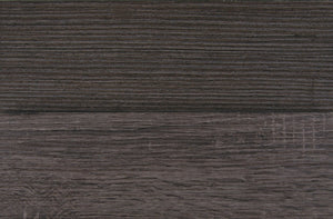 English Elm Glamorous Gray Two-Tone Nightstand with Hidden Felt-Lined Jewelry Drawer and Chrome Pulls, 26"H B01146215