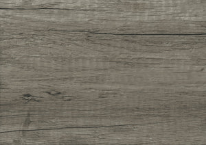 English Elm Weathered Gray Queen Bed with Rustic Faux Wood Veneer Headboard, Modern Transitional Design - Durable Finish B011S01107
