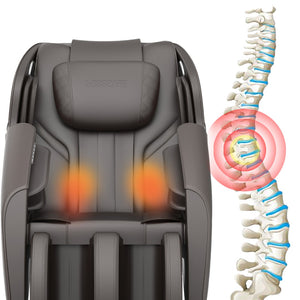 English Elm Bosscare Zero Gravity Recliner Full Body Massage Chair with Bluetooth and Foot Rollers W73047158