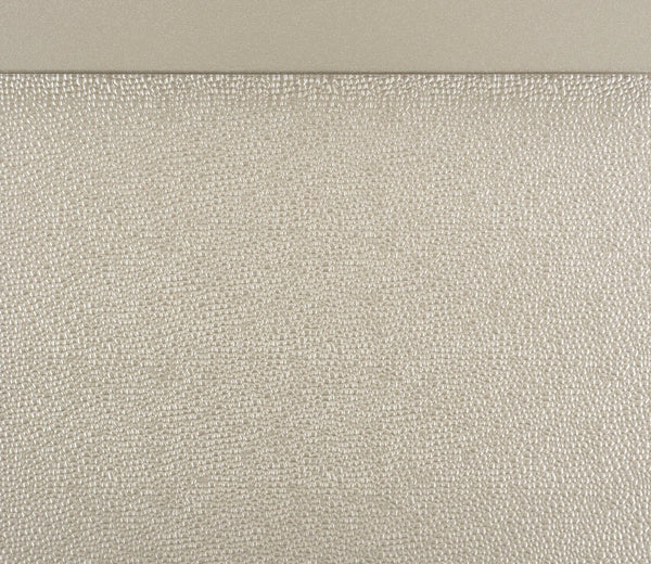 English Elm Silver Polished Knob Nightstand with Textured Drawer Fronts, Modern Traditional Glam 27.25x17x28.5" B01147612