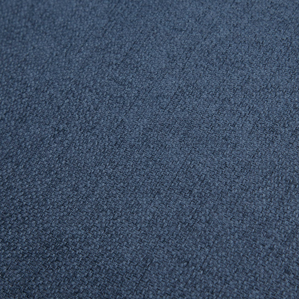 English Elm Tyler Blue Swivel Chair with Silver Nailhead Trim, Barrel Back, Foam Cushion & 360° Black Metal Base B03548672