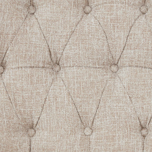 English Elm Aidan Tufted Push-Back Recliner Chair with Bronze Nailhead Trim, Cream Polyester Upholstery, 300 lb Capacity B03548641