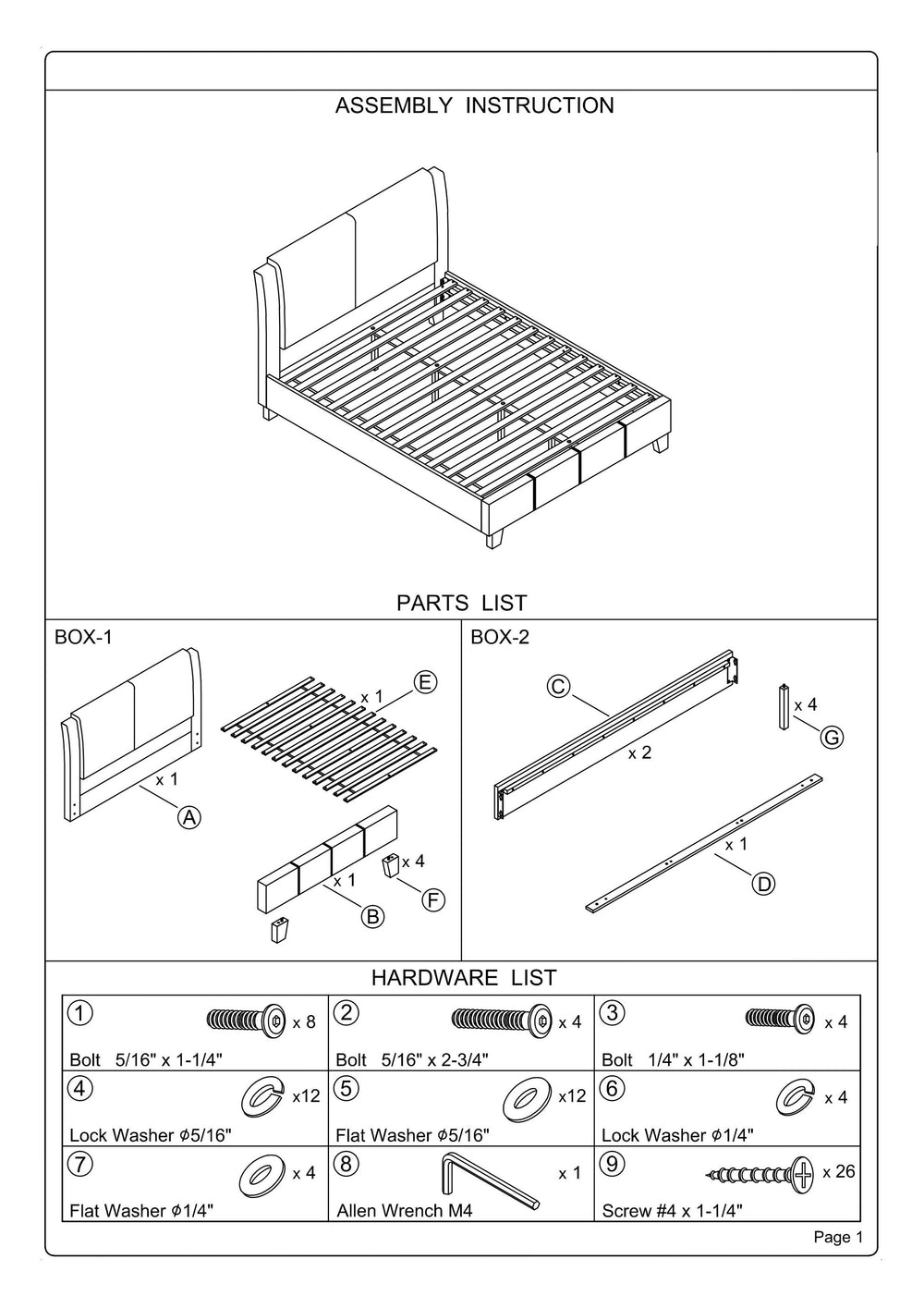 English Elm Eastern Faux Leather Eastern King Bed Frame Upholstered Tufted 2-Panel Headboard White Modern Elegance B011S00538