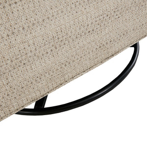 English Elm Justin Swivel Glider Chair Tonal Jacquard Fabric 360° Swivel Rocking Seat Removable Cushion, 300lb B03548659