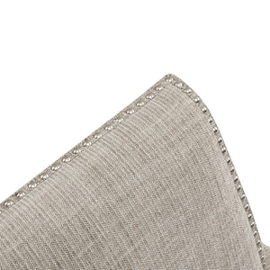 English Elm Push Julian Push Back Recliner with Silver Nailhead Trim, High-Density Foam, Solid Wood Frame and Legs Sand 27.75 L x 32 W x 29.75 H B03548630