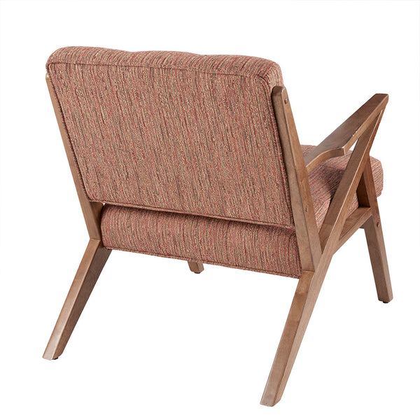 English Elm Lounge Rocket Mid-Century Modern Tufted Accent Chair with Solid Wood Frame, High-Density Foam Comfort B03548228