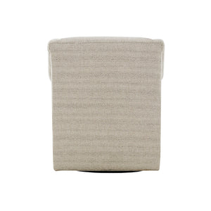 English Elm Justin Swivel Glider Chair Tonal Jacquard Fabric 360° Swivel Rocking Seat Removable Cushion, 300lb B03548659