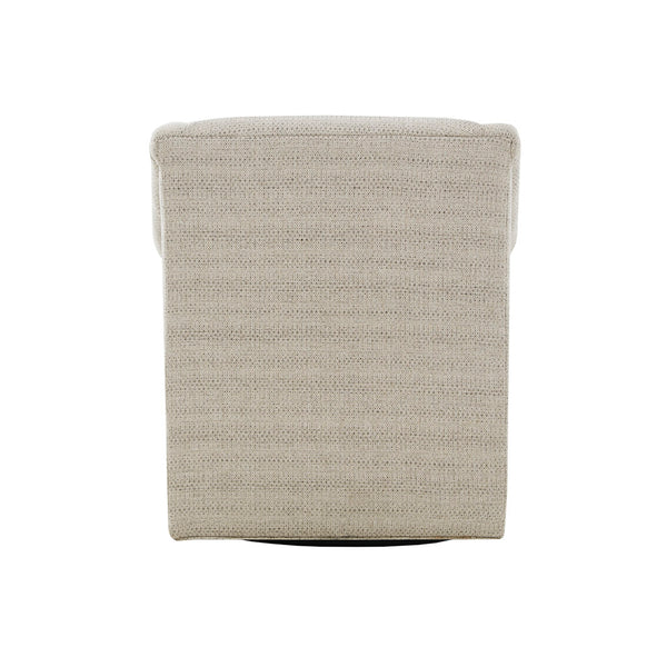 English Elm Justin Swivel Glider Chair Tonal Jacquard Fabric 360° Swivel Rocking Seat Removable Cushion, 300lb B03548659