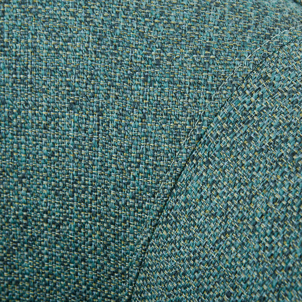 English Elm Tyler Teal Swivel Chair with Pewter Nailhead Trim, High-Density Foam Cushion & Black Metal Base B03548646