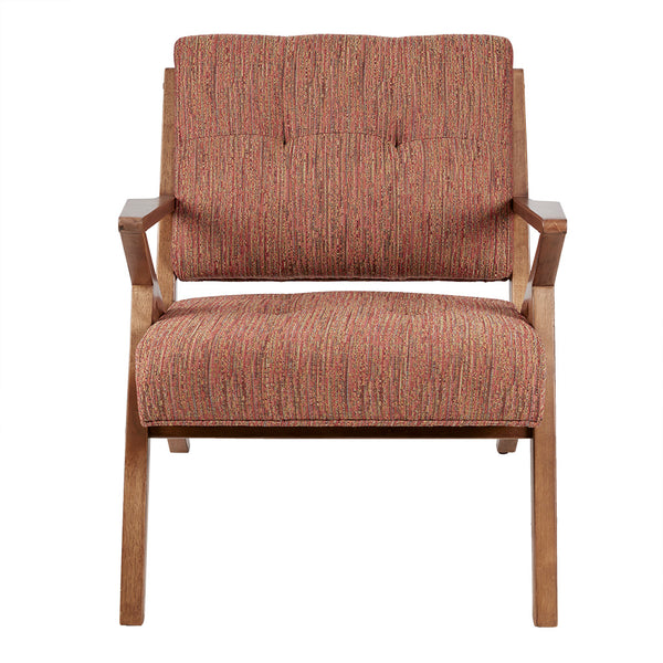 English Elm Lounge Rocket Mid-Century Modern Tufted Accent Chair with Solid Wood Frame, High-Density Foam Comfort B03548228