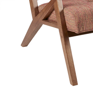 English Elm Lounge Rocket Mid-Century Modern Tufted Accent Chair with Solid Wood Frame, High-Density Foam Comfort B03548228