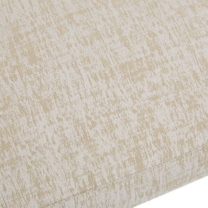 English Elm 21'' Modern Parsons Dining Chairs Set of 2 in Cream Polyester Upholstery with Antique Gold Metal Legs, Comfortable Foam Seats and Sleek Contemporary Design B03548769